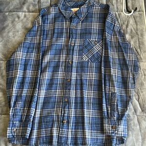 Field & Stream Blue and Gray Flannel